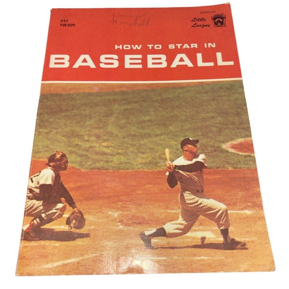 How to Star in Baseball Mickey Mantle Scholastic Book Vintage NY Yankees 1972